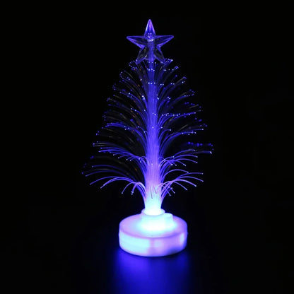 LED Mini Christmas Tree Night Light – Color-Changing Holiday Decor