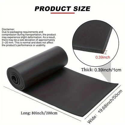 Self-Adhesive Black Foam Insulation Pad for Soundproofing & Heat Insulation Waterproof Flame Retardant Easy Cut DIY Foam Sheet