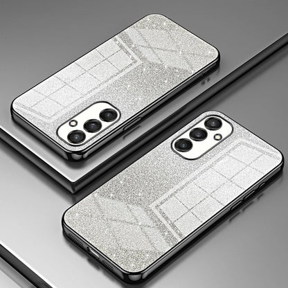 FLYKYLIN Luxury Gradient Glitter Bling Plating Case For Samsung Galaxy S24 S23 S21 Fe S22 Plus Ultra 5G Soft Silicone Back Cover