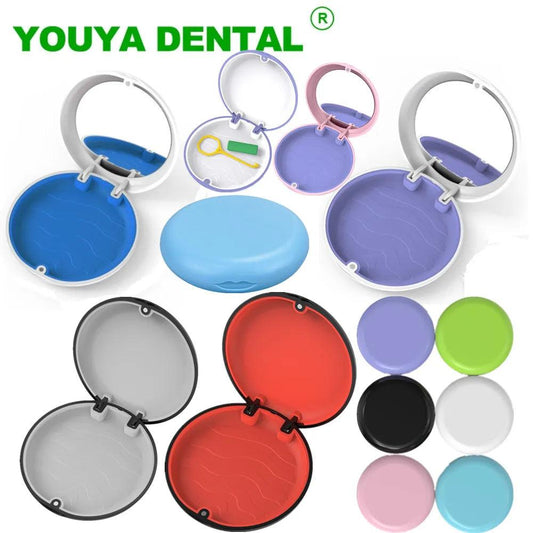 Retainer Box Fake Teeth Denture Storage Case Mouth Guard Aligner Braces Orthodontics Container Oral Hygiene Supplies Organizer