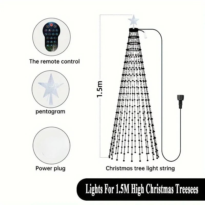 Smart RGB LED Christmas Tree Lights
