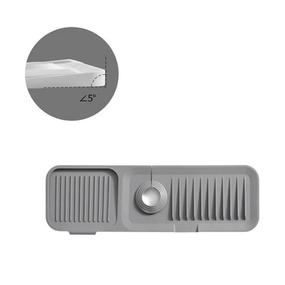 Kitchen Silicone Sink Faucet Splash Pad Splash Catcher Countertop Protector Mat Draining Pad Drainage Drying Pad Kitchen Gadgets