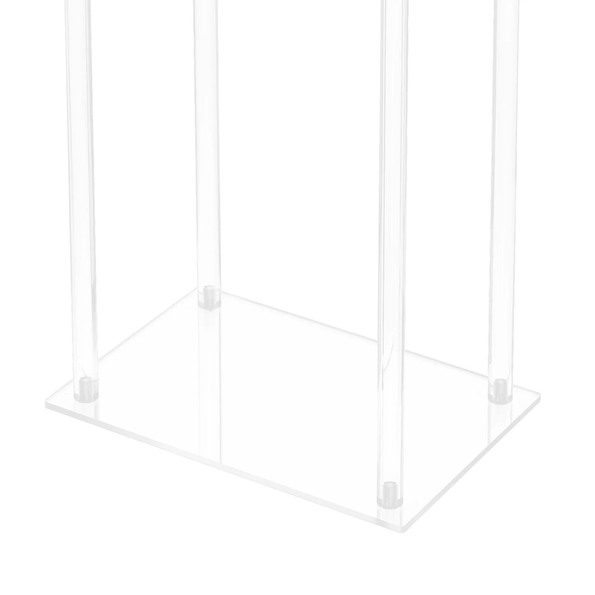 Crystal Flower Stand Clear Wedding Flowers Display Racks Crystal Floral Centerpiece for Wedding Decorations, Parties 60*20*78cm