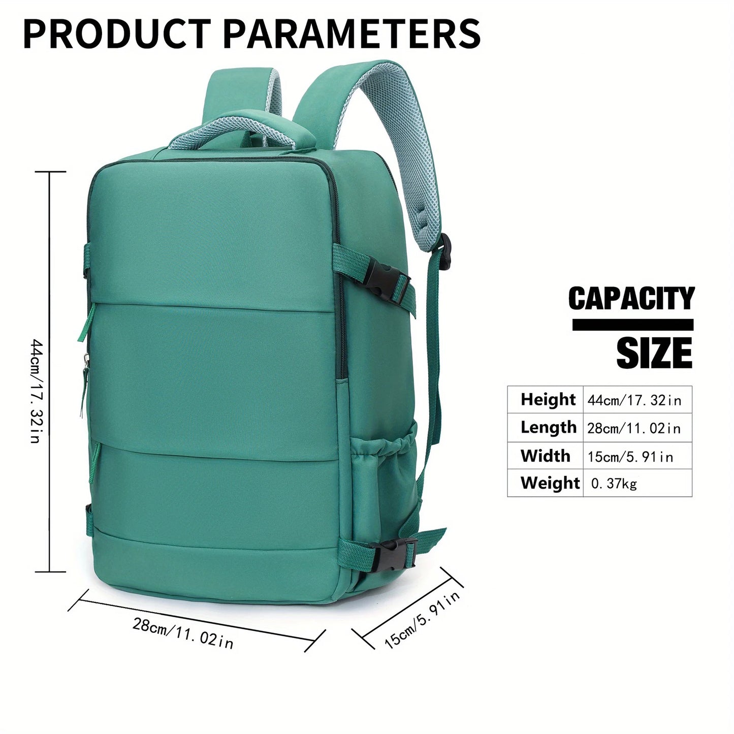 Hiking backpack for men and women laptop backpack school student schoolbag, casual simple travel backpack