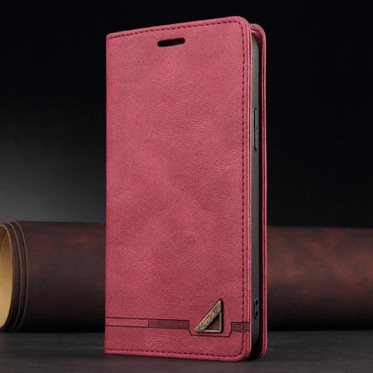 Luxury Wallet Card Slot RFID Blocking Magnetic Flip Leather Case For Samsung Galaxy S26 Ultra S26 Plus S26 Cover Shell