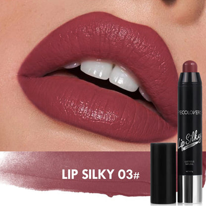 Matte Waterproof Lipstick Pencil – Long-Lasting Nude Tint