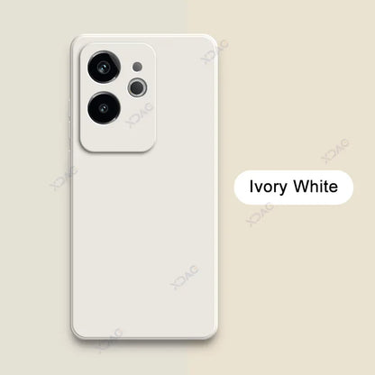 Luxury Dual Layer Cellphone Case for Realme GT6 GT 6 China 5G Full Camera Protection Soft Square Liquid Silicone Cover RealmeGT6