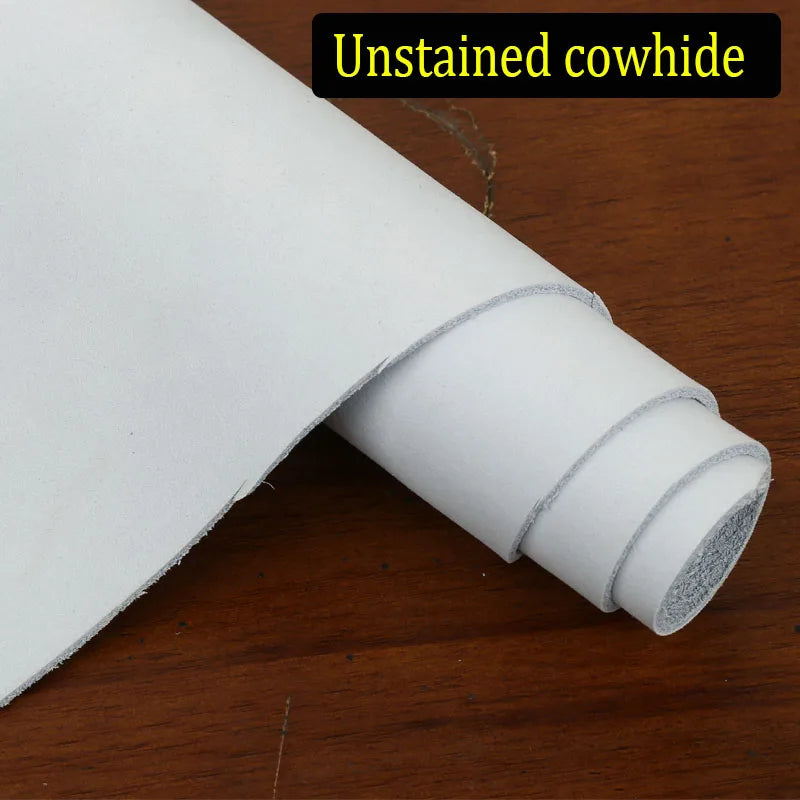 First-layer pure cowhide without coating, matte original color leather skin embryo matte surface, water-absorbing and breathable