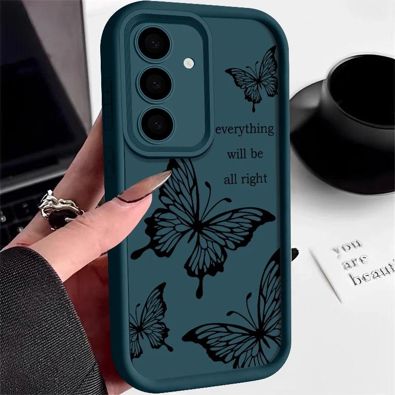 Butterfly Soft Silicone Case for Samsung Galaxy Series