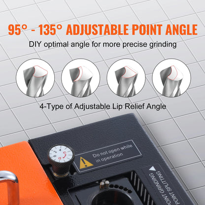 SucceBuy Drill Bits Sharpener MR-13A MR-13B MR-20G Mill Grinder Portable Sharpening Machine with 18/11 Collets For Workshop