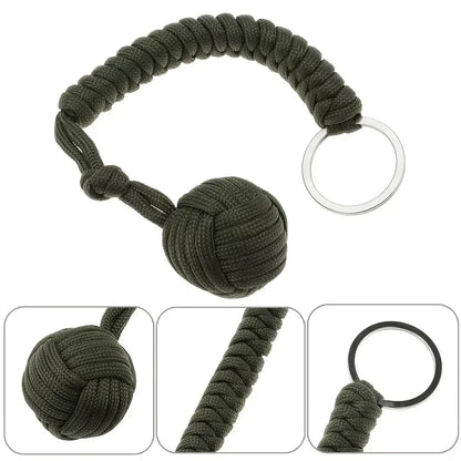 Paracord Monkey Fist Survival Keychain - Urbizia