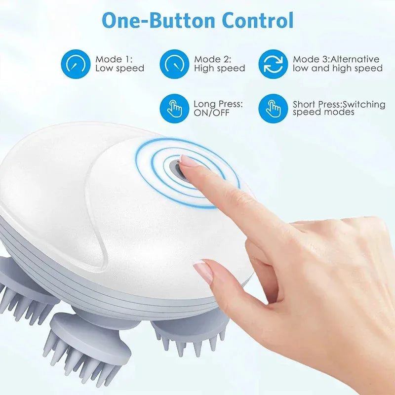 Deep Scalp Massager – Electric Head Cleaning & Relaxation Tool