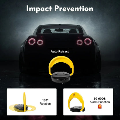 Intelligent Parking Lock with Remote Control 180° Foldable Barrier Auto Sensor Anti-collision Waterproof Lock - Urbizia