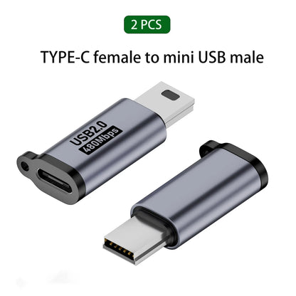 USB-C to Micro & Mini USB Adapter Converter