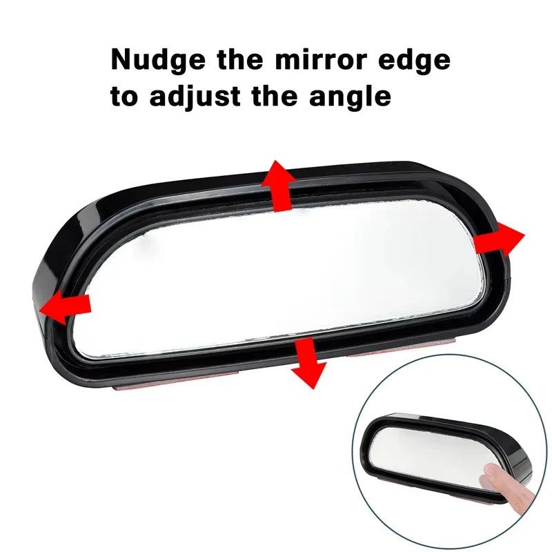 Adjustable Wide Angle Car Side Rear View Mirror – Universal Fit