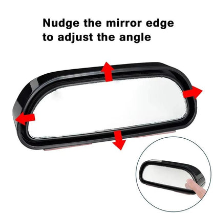 Adjustable Wide Angle Car Side Rear View Mirror – Universal Fit