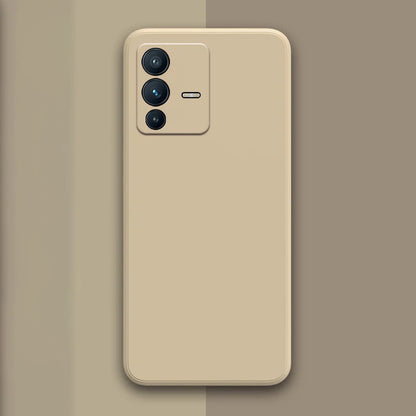 Soft Square Liquid Silicone Case for VIVO V23 Pro V23E V23Pro 5G Luxury Original Camera Protection Couples Cover Ultrathin Funda