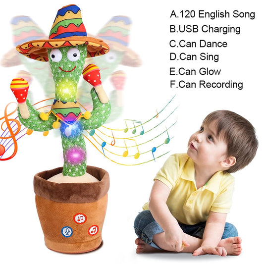Talking Dancing Cactus Toy – Repeats What You Say
