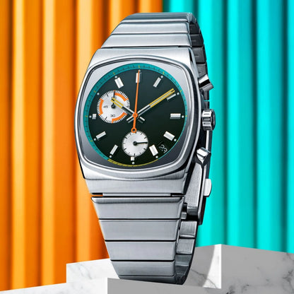 CILOA Square Mens Watches for Man Retro Automatic Steel Dive Men Quartz Stainless Male Luxury New in Men's Brand Watch