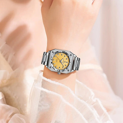 POEDAGAR Elegant Ladies Wristwatch Waterproof Stainless Steel Luminous Exquisite Woman Watch Quartz High Quality Women's Watches
