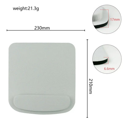 Computer Game Mouse Pad Environmental Eva Ergonomic Mousepad Wrist Pad Solid Color Comfortable Mouse Mats For Office Accessories - Urbizia