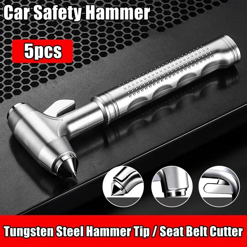 Car Safety Hammer Car Window Breaker Emergency Hammer Seat Belt Cutter Suitable for Car Rescue Escape Rescue Safety Hammer - Urbizia