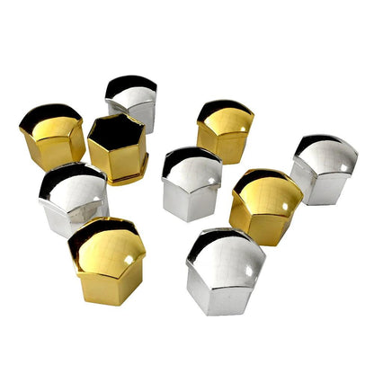 Chrome ABS Wheel Nut Bolt Covers – 20-Pack