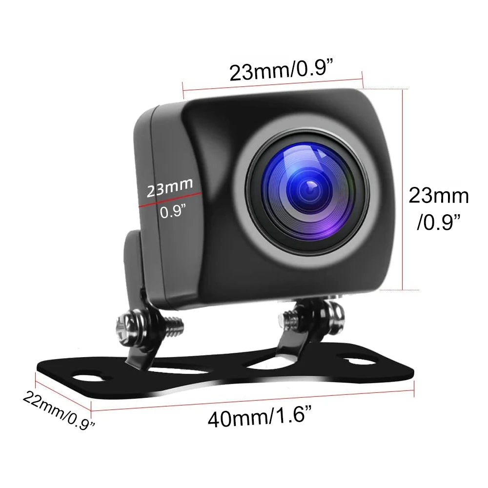ESSGOO Universal AHD Car Backup Parking Reverse  Camera Night Vision Car Rear View Reverse Camera IP68 Waterproof 120° Wide View