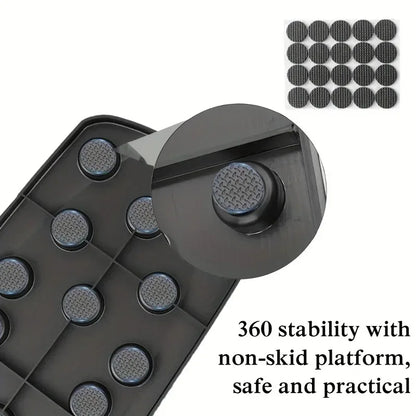 Push-up Board Set Portable Multifunctional Push-up Bar Foldable Fitness Equipment For Chest Abdomen Arms/Back Training - Urbizia