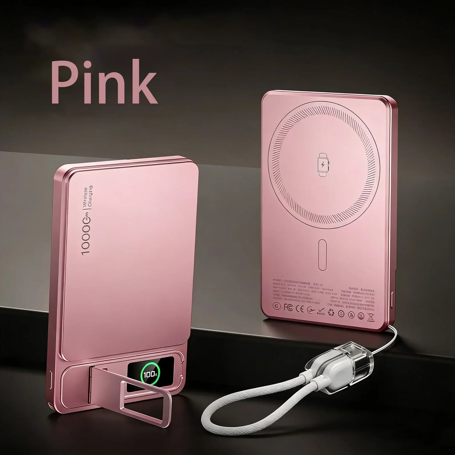 10000mAh MagSafe Slim Magnetic Wireless Power Bank 20W