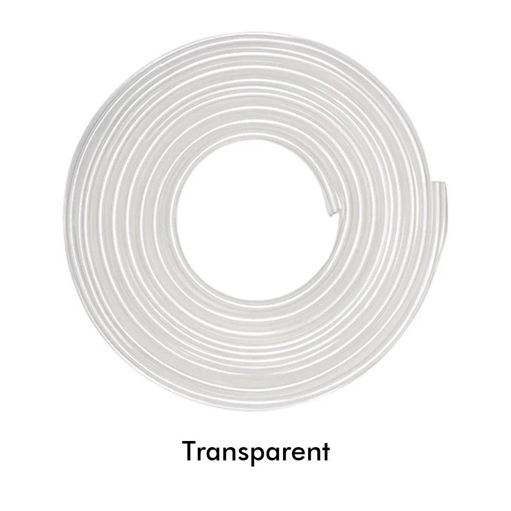 5M Car Door Edge Sealing Strip Transparent PVC Scratch Protector Strip Anti-collision Stickers Door Anti-scratch Car Accessories