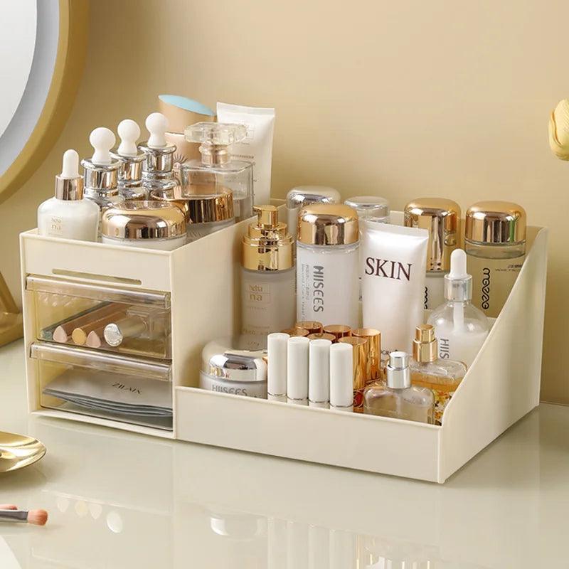 Transparent Drawer Makeup Organizer for Skincare Storage