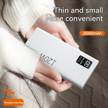 120W 80000mAh Fast Charging Power Bank Wireless Magnetic
