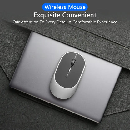 Wireless Mouse Bluetooth-compatible 2.4G Computer Mice Portable Rechargeable Dual mode Mouse for iPad Laptop Desktop Huawei/Mac