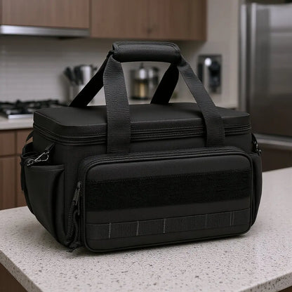 14" Heavy Duty Tool Bag Multipurpose Work Organizer for Handyman,Carpenter,Durable Portable Tool Storage