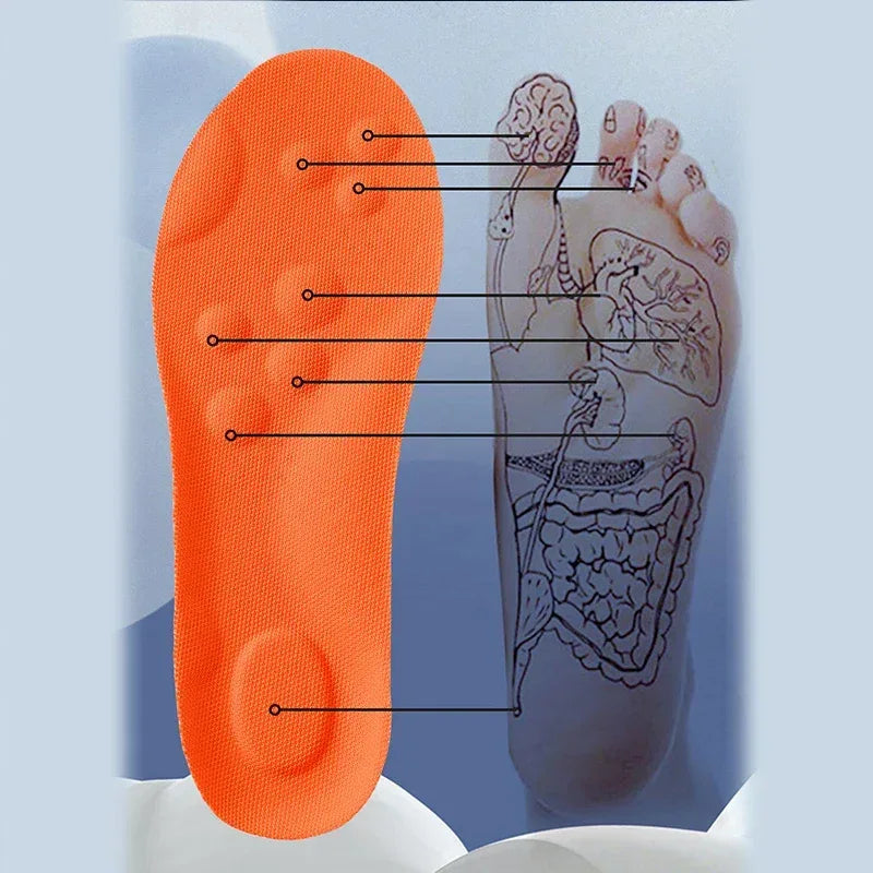 1/2/4 Pairs Sports Insoles – Shock Absorption & Arch Support - Urbizia