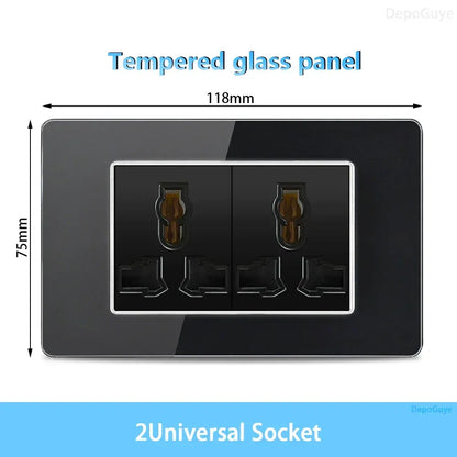 American Thai Standard USB Type-C 20W Fast Charging Power Outlet,Mexico with Smart usb c 3A Socket Wall Electric Light Switch - Urbizia