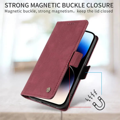 Magnetic Flip Wallet Case For Samsung Galaxy S8 S9 S10 Plus S20 S21 FE S22 S23 S24 S25 Ultra Holder Leather Stand Book Bag Cover