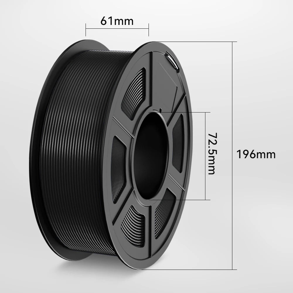 TECBEAS PLA Claissc 3D Printer Filament Neatly Wound Coloful High Toughness 1.75mm FDM For Fast Delivery Support Custom Colors