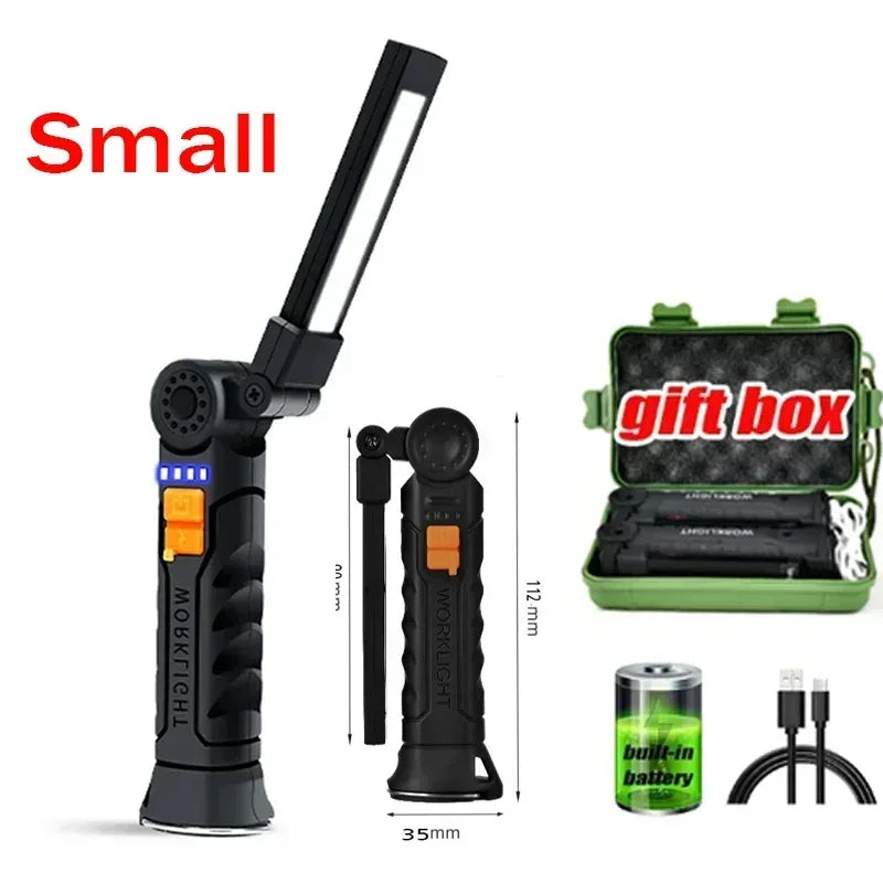 Portable USB Rechargeable COB LED Work Light - Urbizia