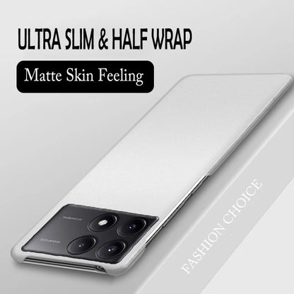 Luxury Frosted Matte Hard PC Case For Xiaomi Poco F7 Ultra F6 F5 F4 F3 X7 X6 Pro Thin Back Cover Color Shockproof Slim Shell