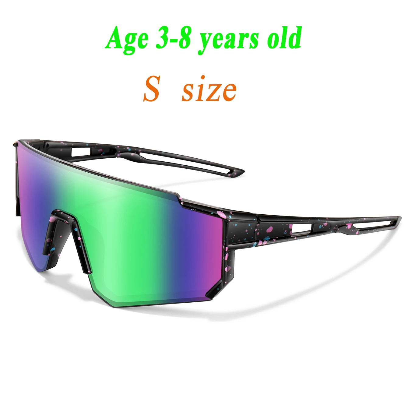 3-14 Year Old Children Baseball Sunglasses Kids Boys Girls M Size Youth BicycleUV400 Outdoor Sports Camping Mtb Bike Eyewear