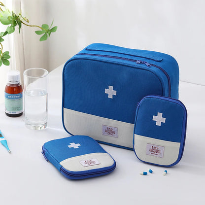 3PC/Set Travel Portable Medicine Package Multifunctional First Aid Bag Storage Bag Outdoor Camping Travel and Home Storage Bag
