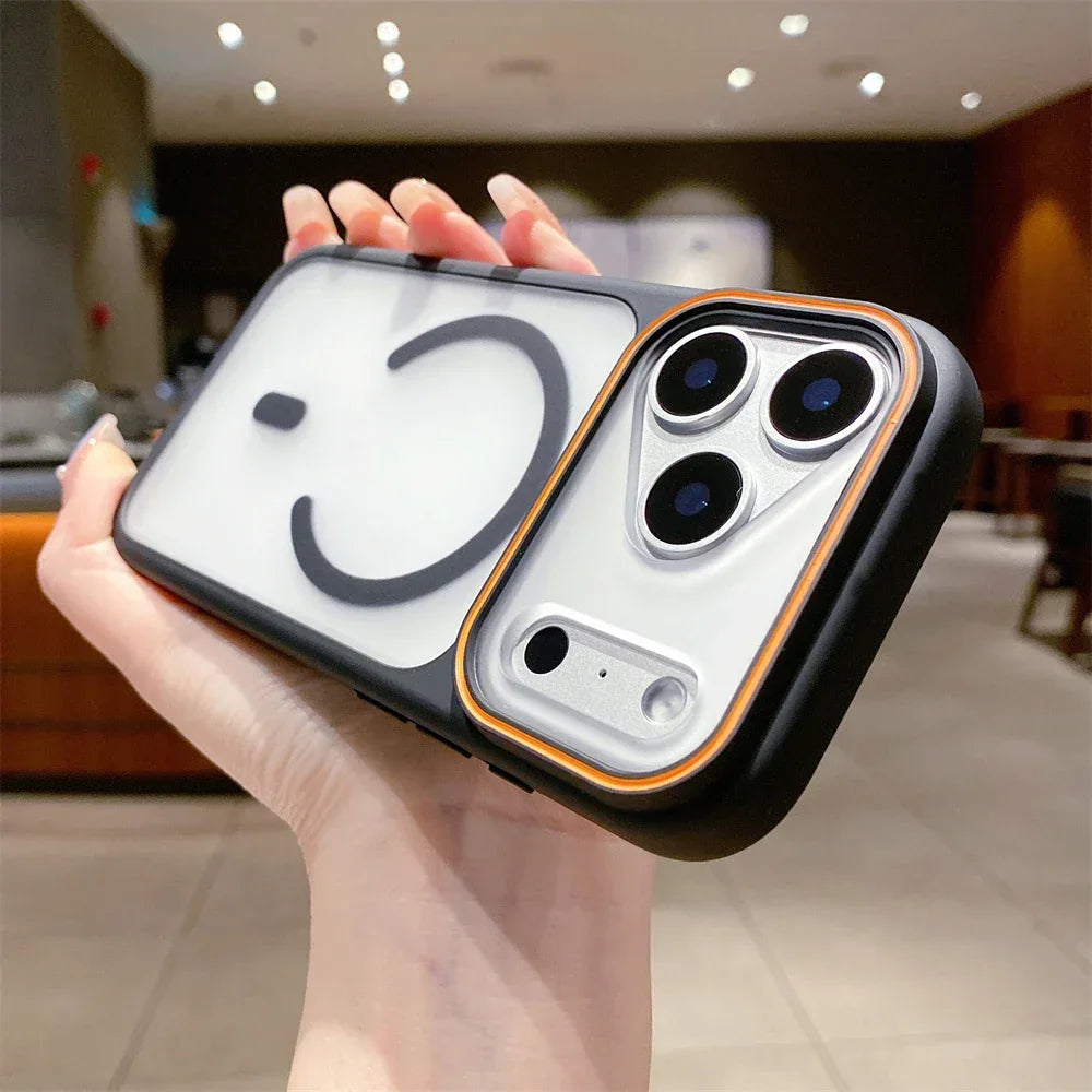 Luxury Transparent for Magsafe TPU Magnetic Case for iPhone 17 16 15 14 13 12 11 Pro Max Plus Air Wireless Charging Back Cover