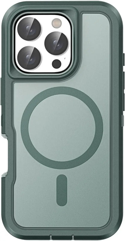 Luxury Ott Magnetic Armor Cases for IPhone 17 16 15 14 Plus 13 12 11 Pro Max Box Shockproof Charging Heavy Duty Protect Cover