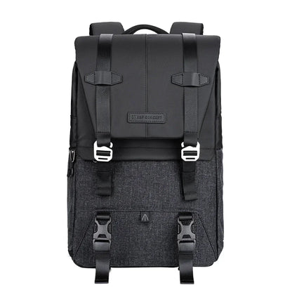 K&F CONCEPT Photography Professional Camera Backpack Outdoor Travel Bag Can Carry Tripod Ergonomic Design For Sony Canon Nikon