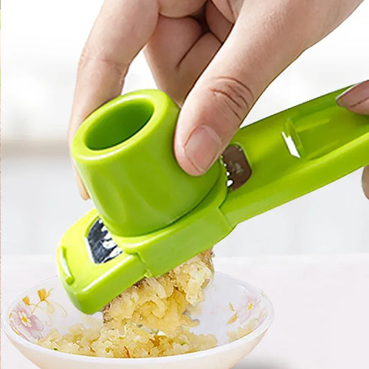 Multi-Functional Garlic Press & Ginger Crusher Tool