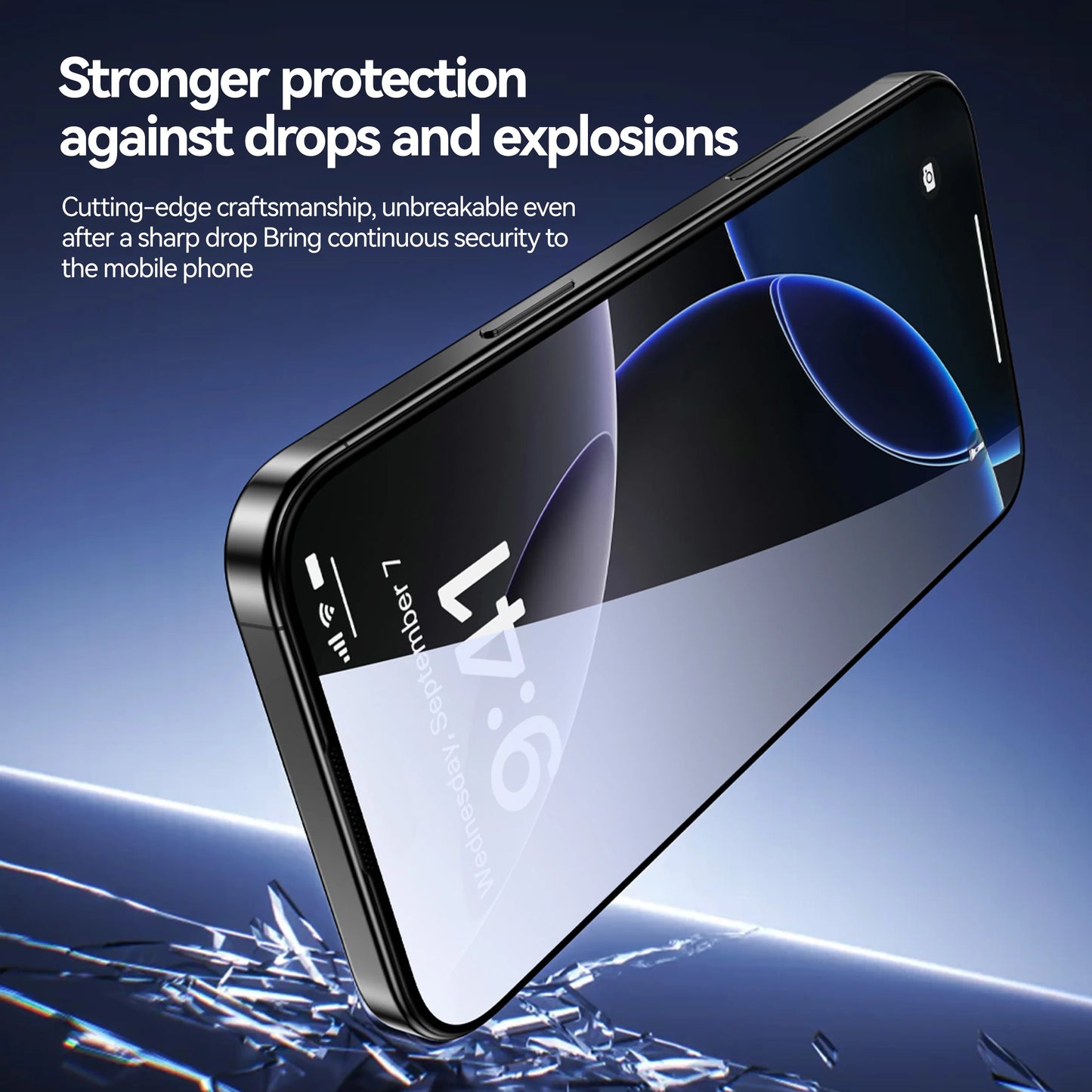 3Pcs For Apple iPhone 17 Pro Max 16 15 14 Plus 13 Air Tempered Glass Screen Protector 9H No Dust Bubbles Mobile Accessories
