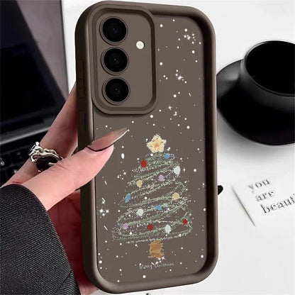 Christmas Tree Soft TPU Case for Samsung Galaxy – Festive Silicone Cover