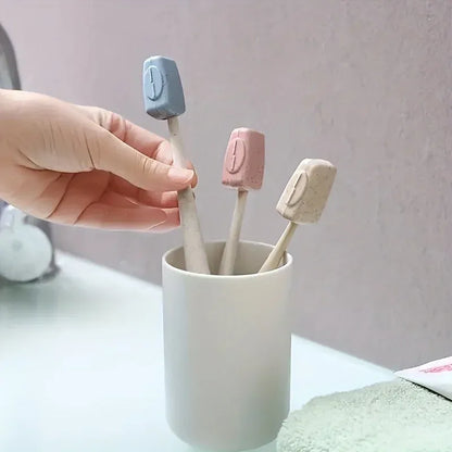 4pcs toothbrush head cover, travel portable toothbrush box, toothbrush protective cover, toothbrush box - Urbizia